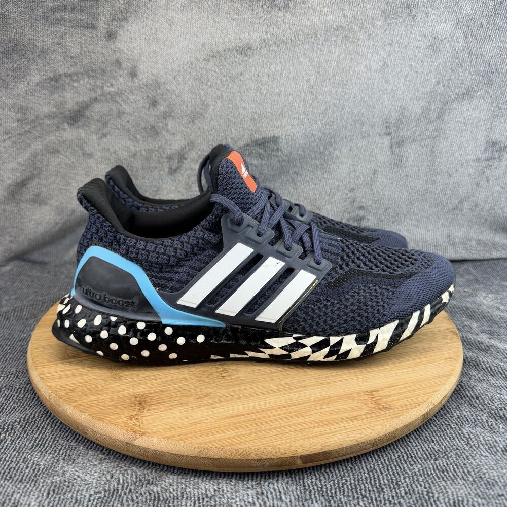 Adidas Ultraboost Shoes Mens Size 9.5 Blue Animal Print Running Sneakers GY0325